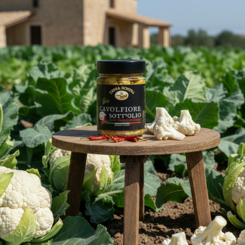 Cavolfiore sott’olio con peperoncino