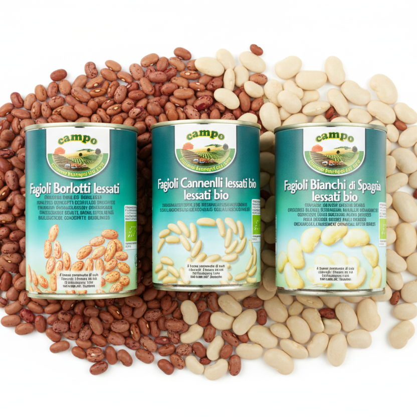 Fagioli Lessati in lattina