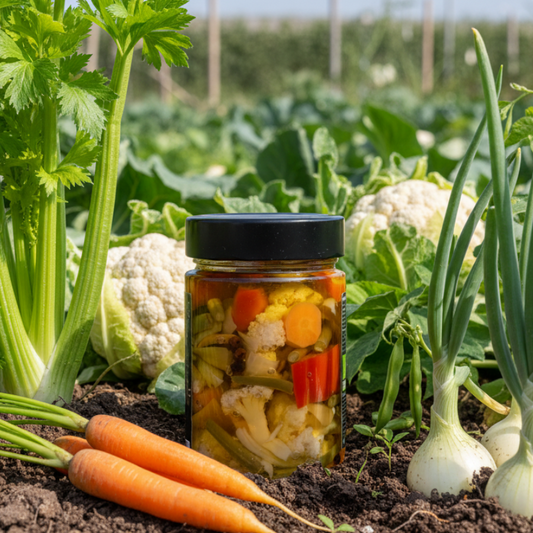 Patate arrosto con giardiniera🥔🥕