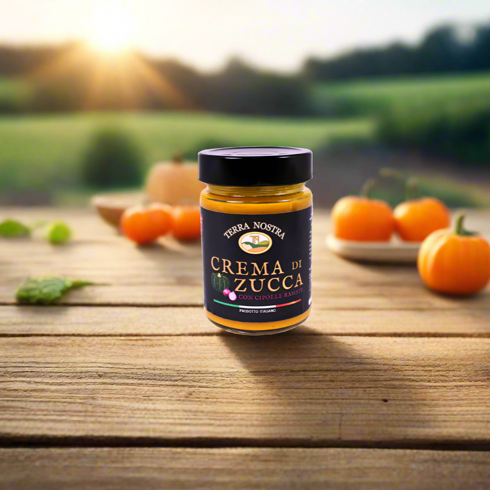 Crema di Zucca con cipolle ramate